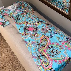 Tua paisley maxi dress